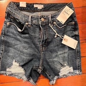 Good American denim shorts